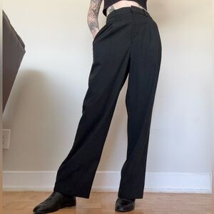 Uniqlo Black Wide-Leg Women's Trousers